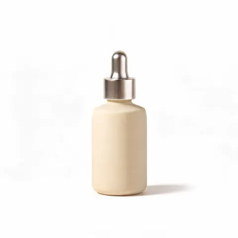 The same bottle standing on pure white with one soft contact shadow, cropped like a marketplace listing